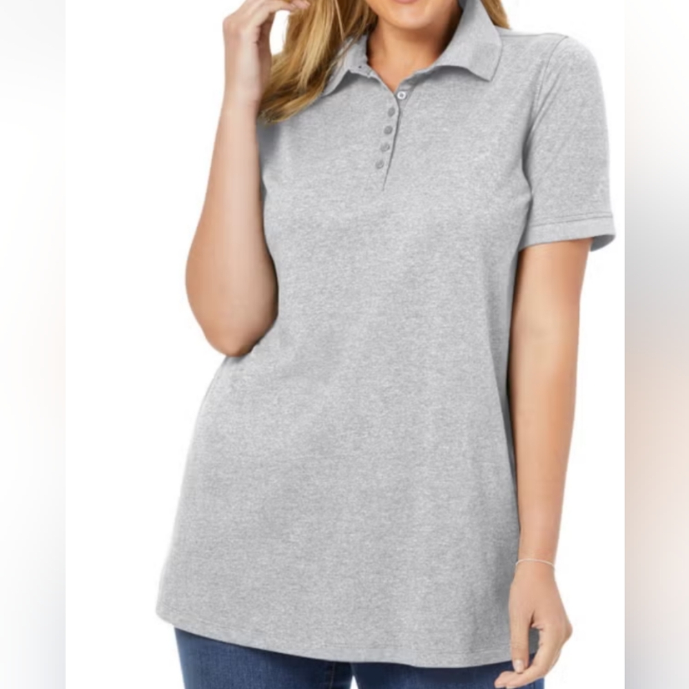 Woman Within Polo Shirt